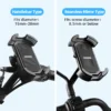 ROCKBROS 360 Rotation Motorcycle Phone Holder