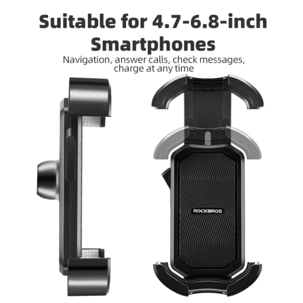 ROCKBROS 360 Rotation Motorcycle Phone Holder