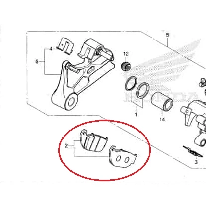 f1a197f2671a516e4256610e29fc277d.webp CRF 150L Brake Pads
