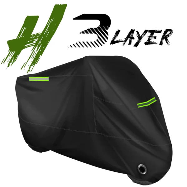 HOTOP 3 Layer Waterproof Motorcycle Cover