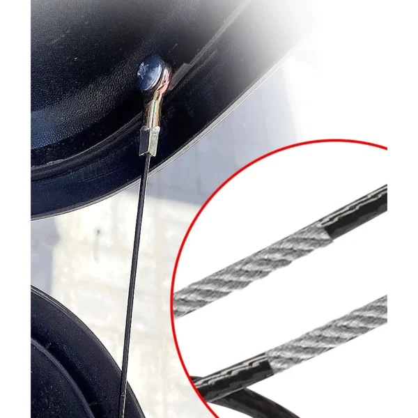 Motorcycle Top Box Steel Pull Rope